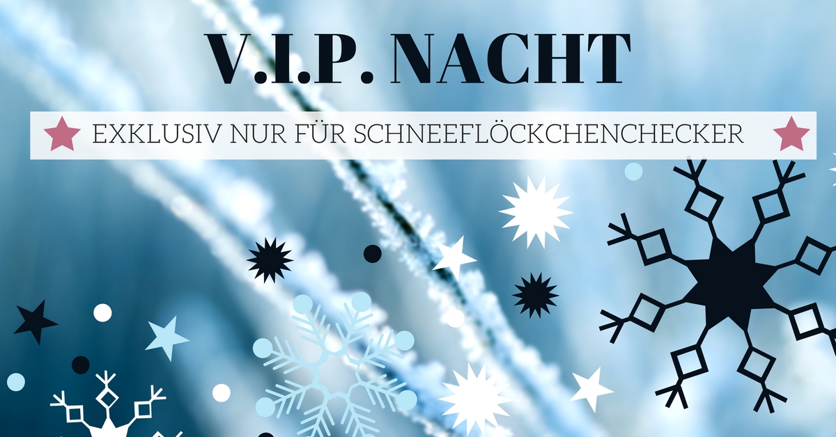 Weihnachtswerbung - Schneeflockenzählen
