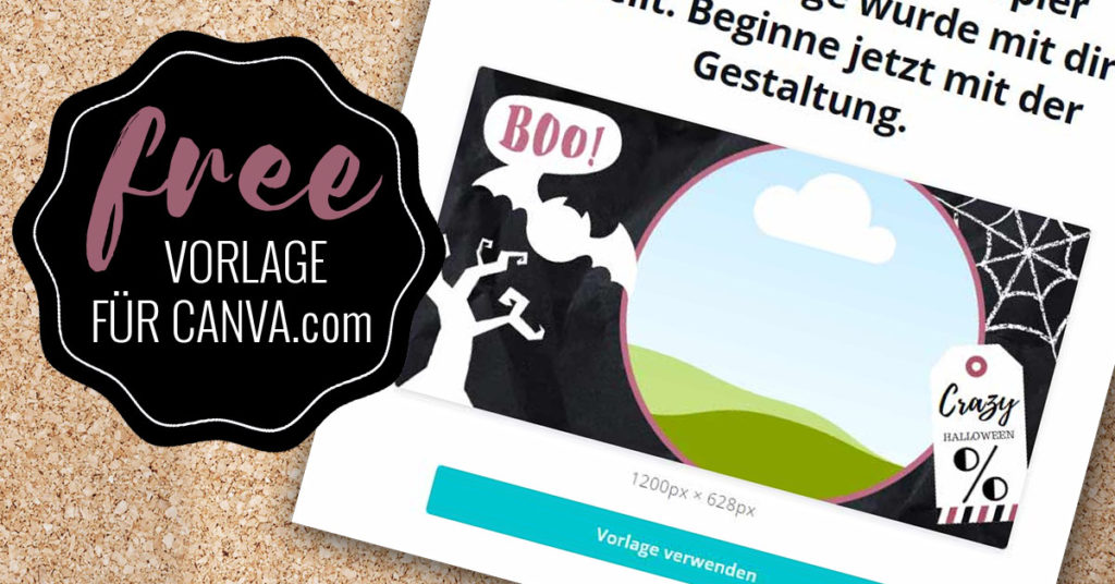 vorlage canva halloween