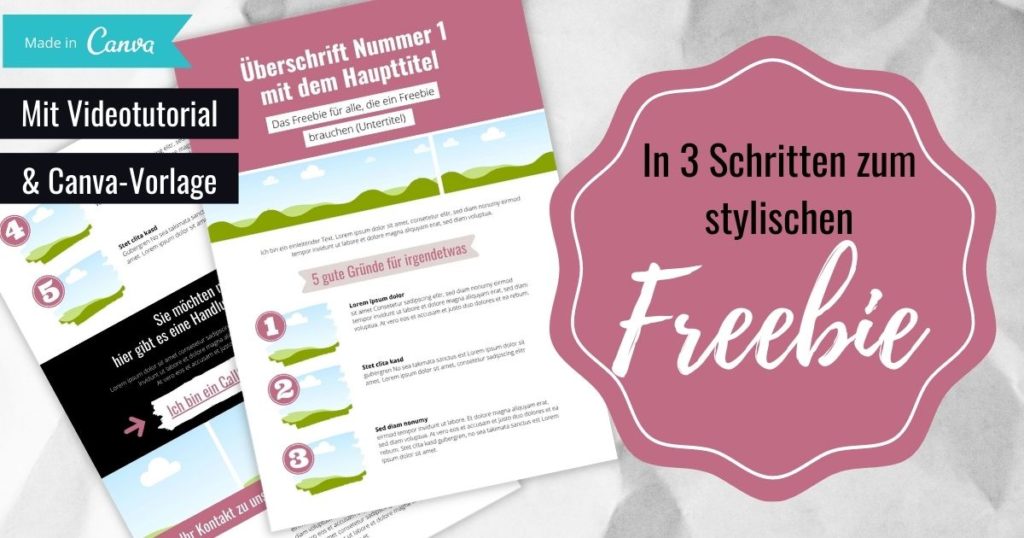 freebie canva vorlage