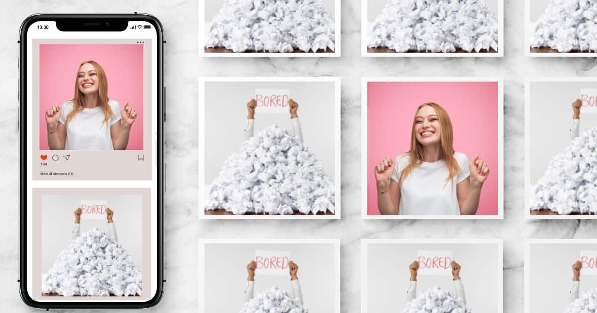 instagram feed der auffaellt