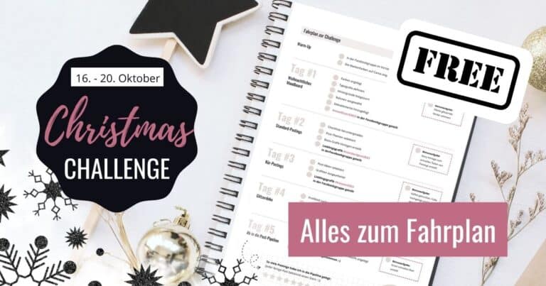 So erstellen Sie im Oktober in 5 Tagen alle SocialMedia-Postings für Weihnachten