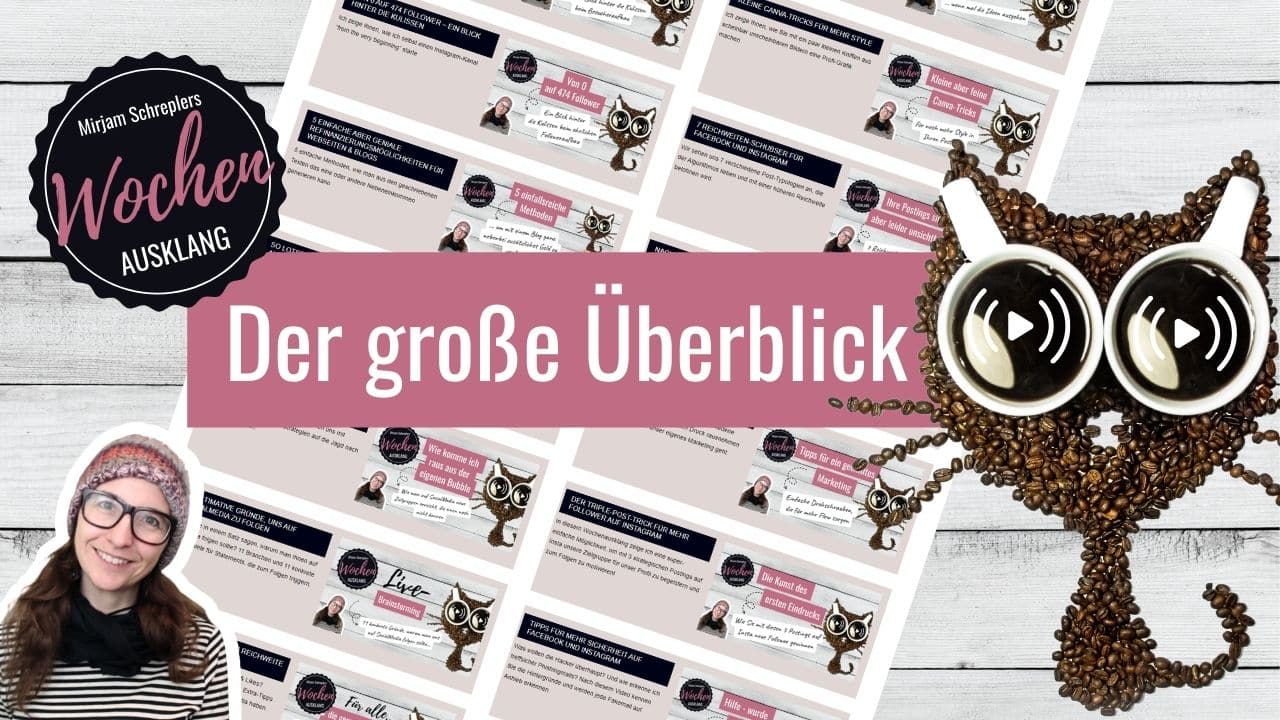 Wochenausklang ueberblick