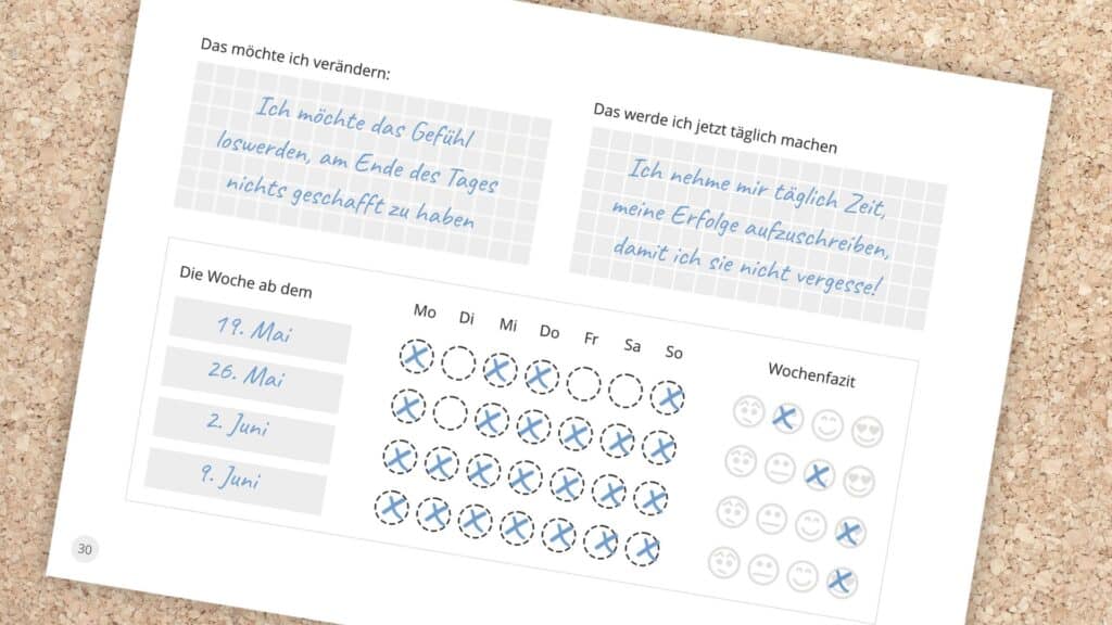 quartalsplaner Habittracker