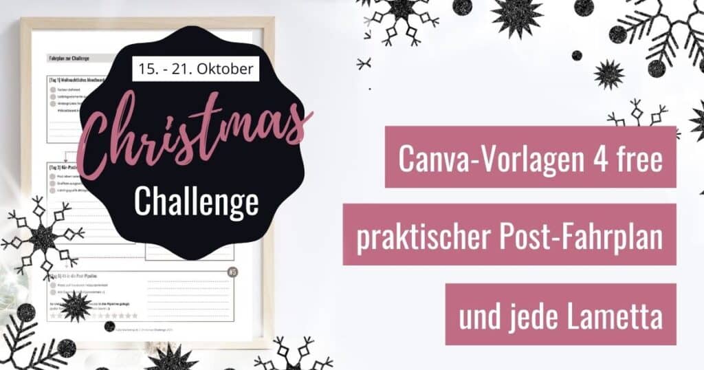 Christmas Challenge Fahrplan 2